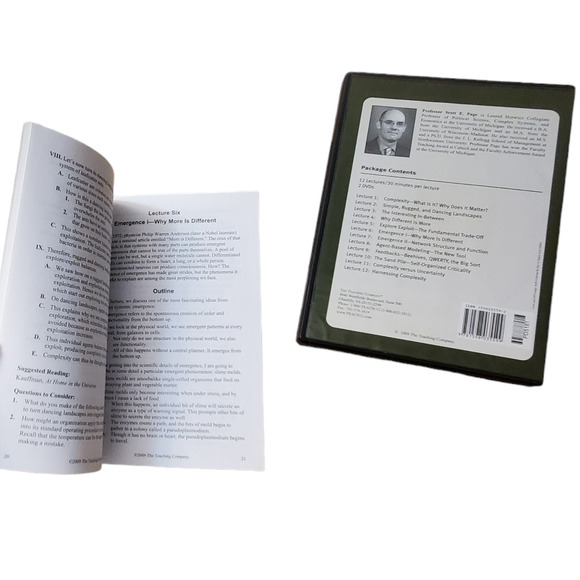 The Great Courses Understanding Complexity 2 DVD's & Course Guidebook - Picture 6 of 11